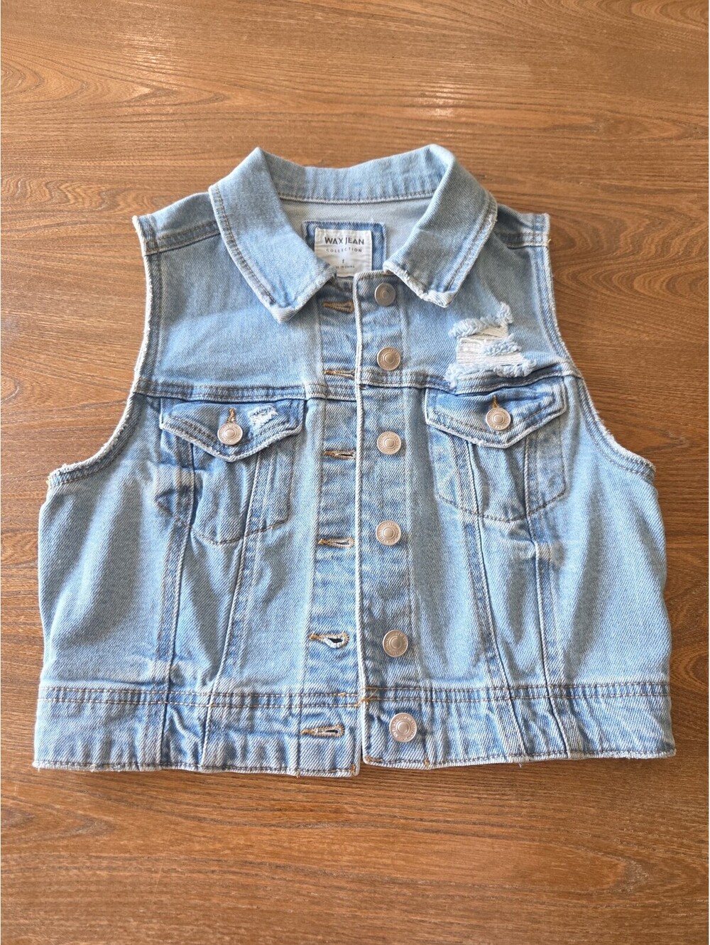 Waxjean Denim Jean Vest